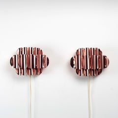 Mid Century Copper Wall Lights by Thorsten Orrling for Coronell, Denmark, 1960s