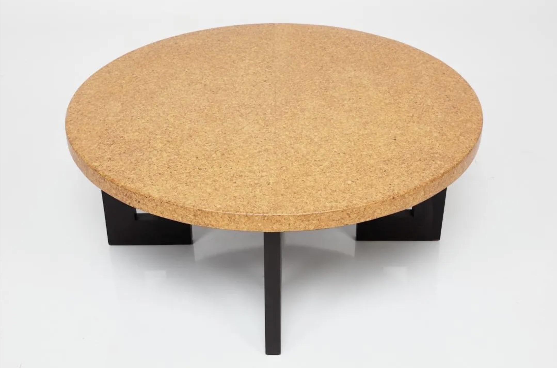 Mid-Century Modern Mid Century Cork Coffee Table by Paul Frankl for Johnson Furniture, c1950s For Sale