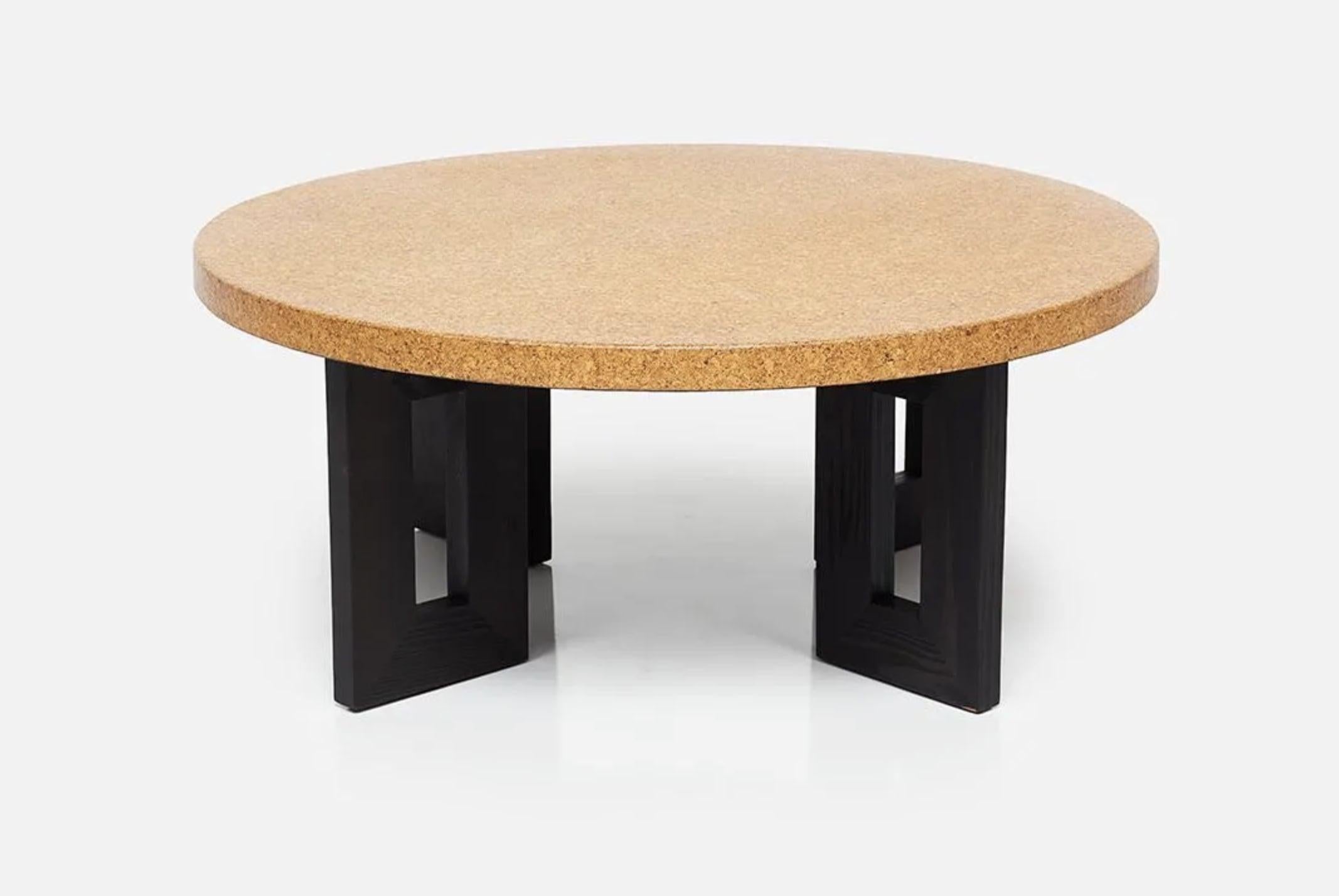 Mid-20th Century Mid Century Cork Coffee Table by Paul Frankl for Johnson Furniture, c1950s For Sale