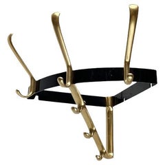 Eck-Garderobe aus Metall, 1960er Jahre