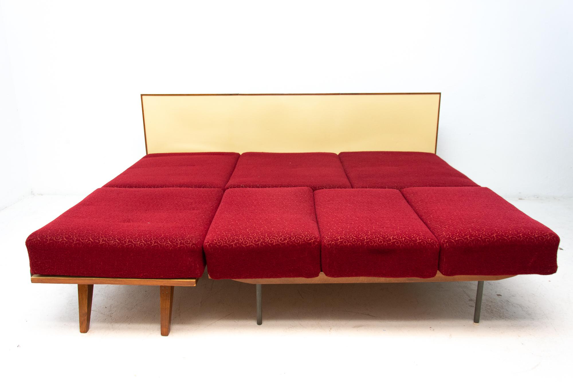 Midcentury Corner Folding Sofa by František Jirák for Tatra Nábytok, 1960s, CZ 2