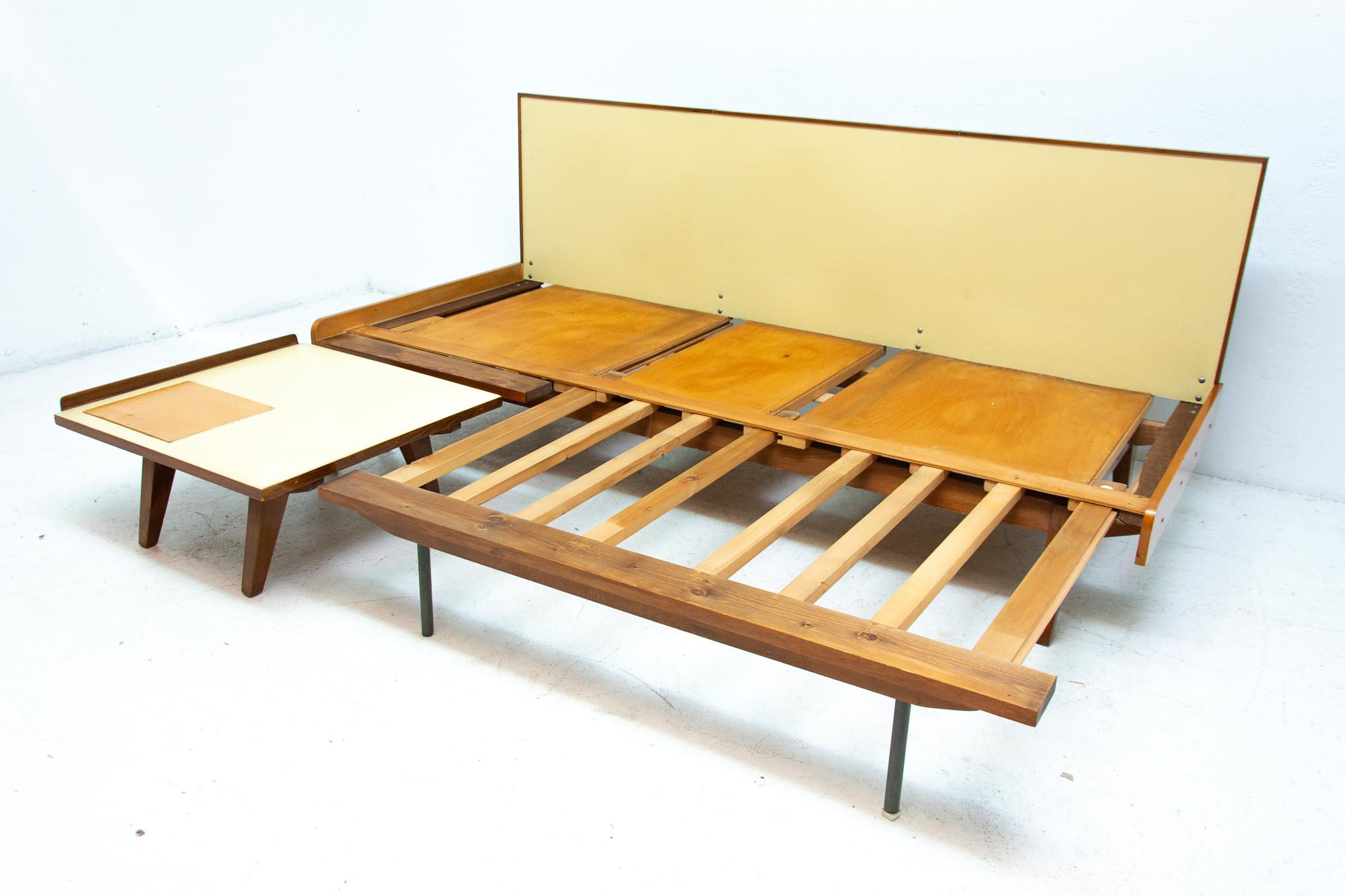 Midcentury Corner Folding Sofa by František Jirák for Tatra Nábytok, 1960s, CZ 5