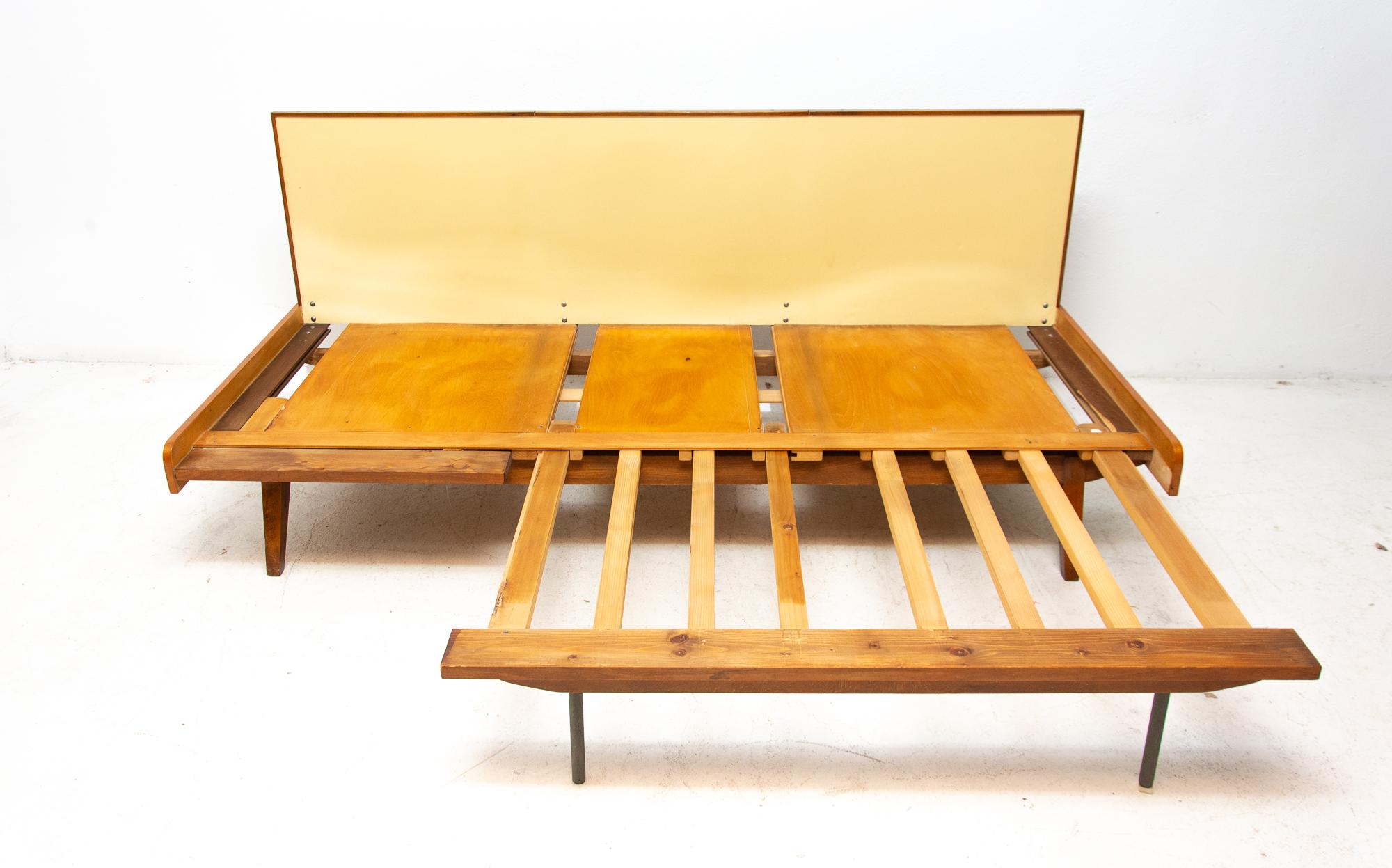 Midcentury Corner Folding Sofa by František Jirák for Tatra Nábytok, 1960s, CZ 9