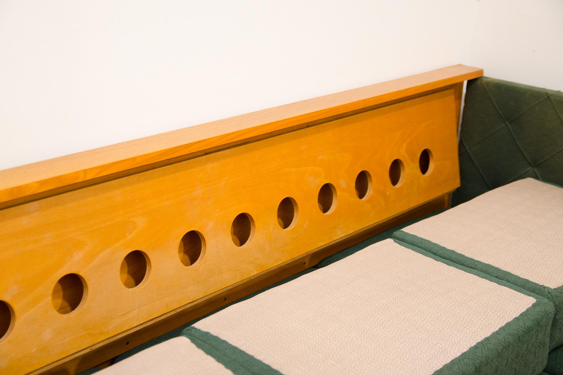 Mid century corner folding sofa, Czechoslovakia, 1960´s For Sale 7