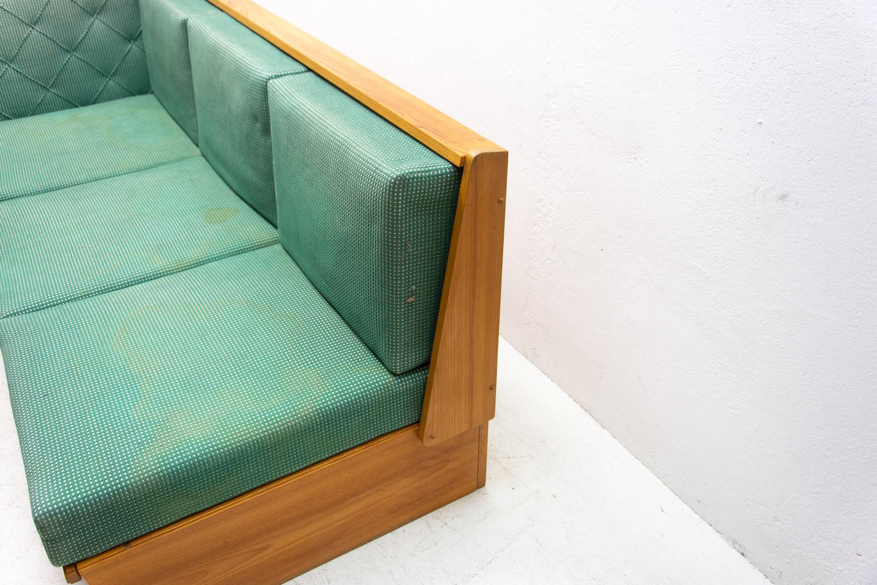 Mid Century Corner Folding Sofabed, 1960´s, Czechoslovakia For Sale 5