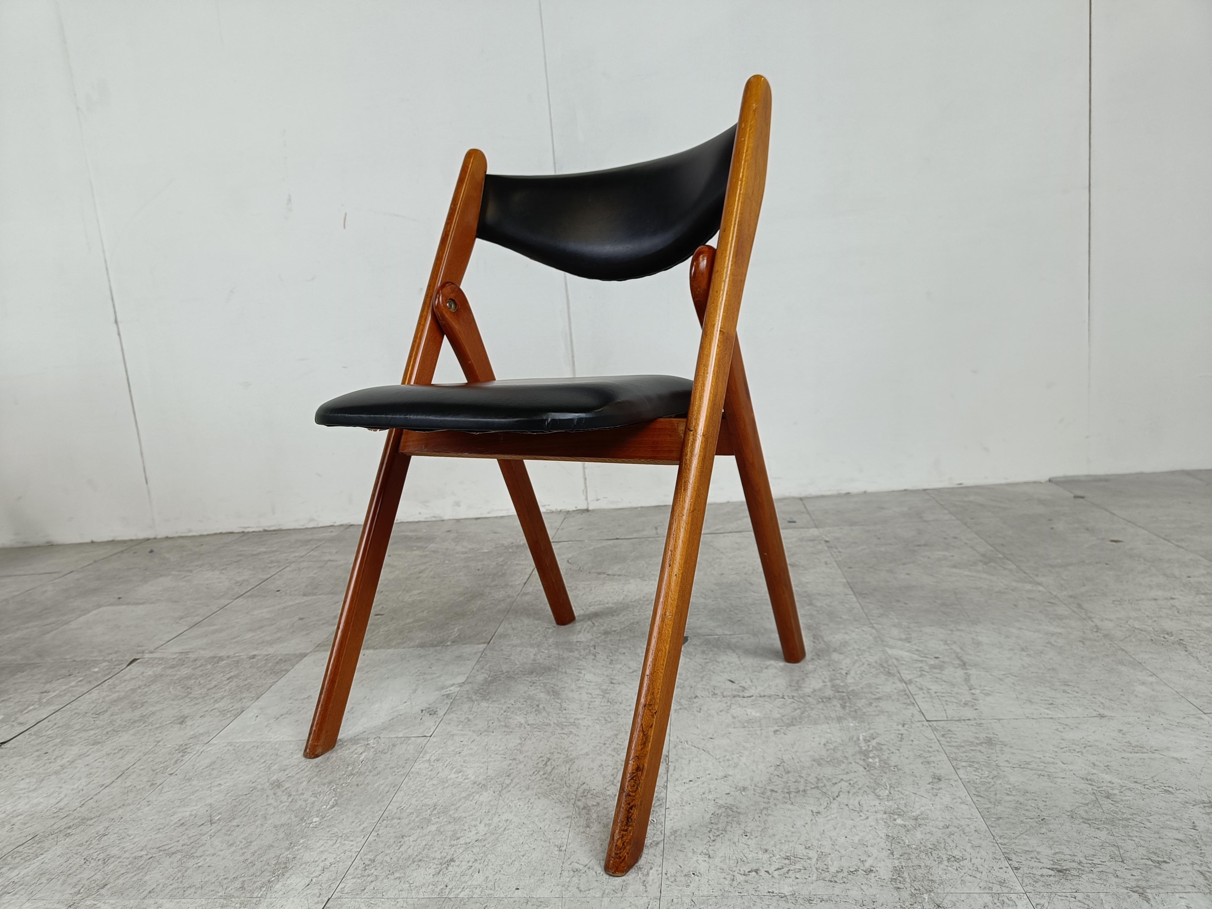 Midcentury Coronet Folding Chairs from Norquist, 1960s 4