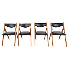 Midcentury Coronet Folding Chairs from Norquist, 1960s