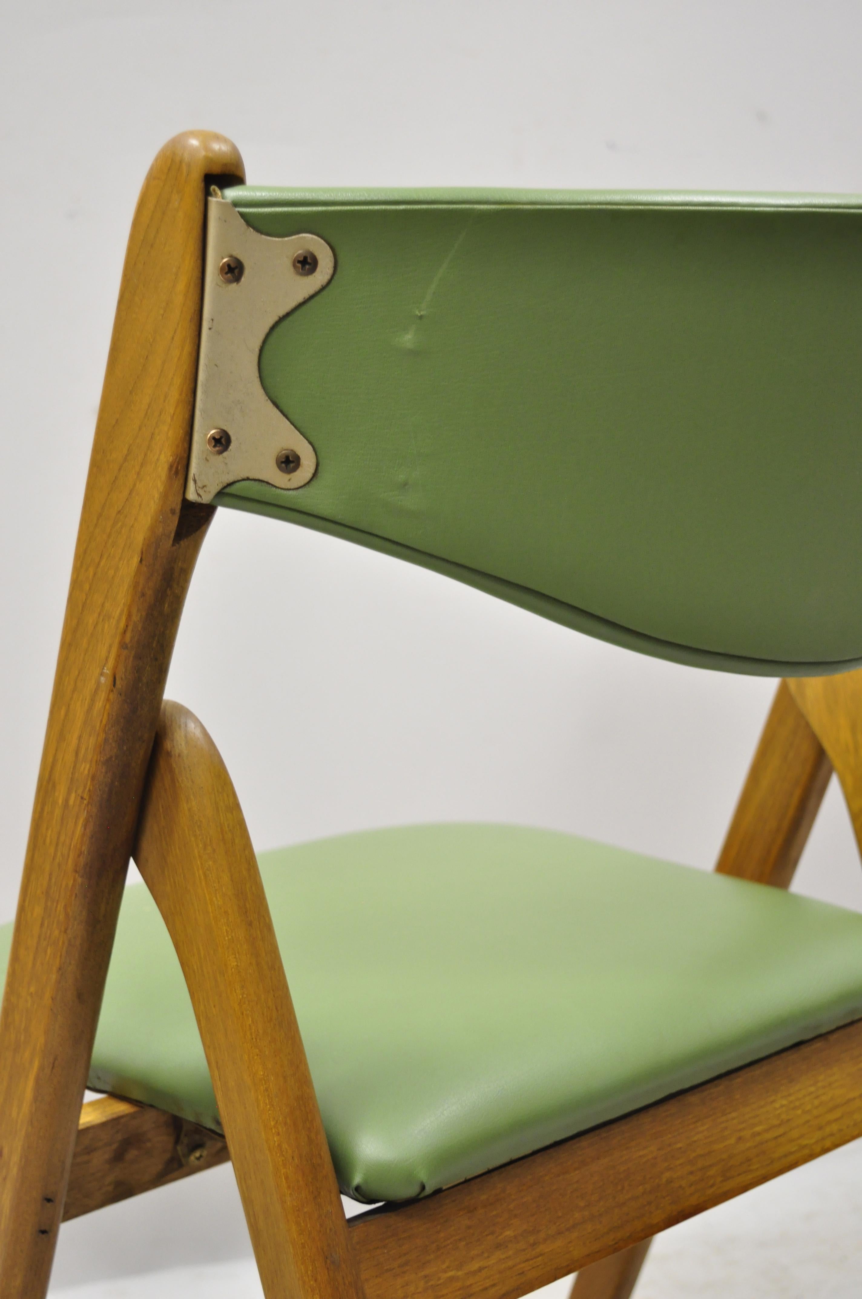 Details about   Vintage MID-CENTURY Nordquist Coronet Wonderfold Folding Chair Style 220 VGC 