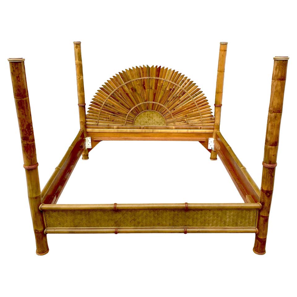 Wood Side King Size Bed Rails - 22 For Sale on 1stDibs