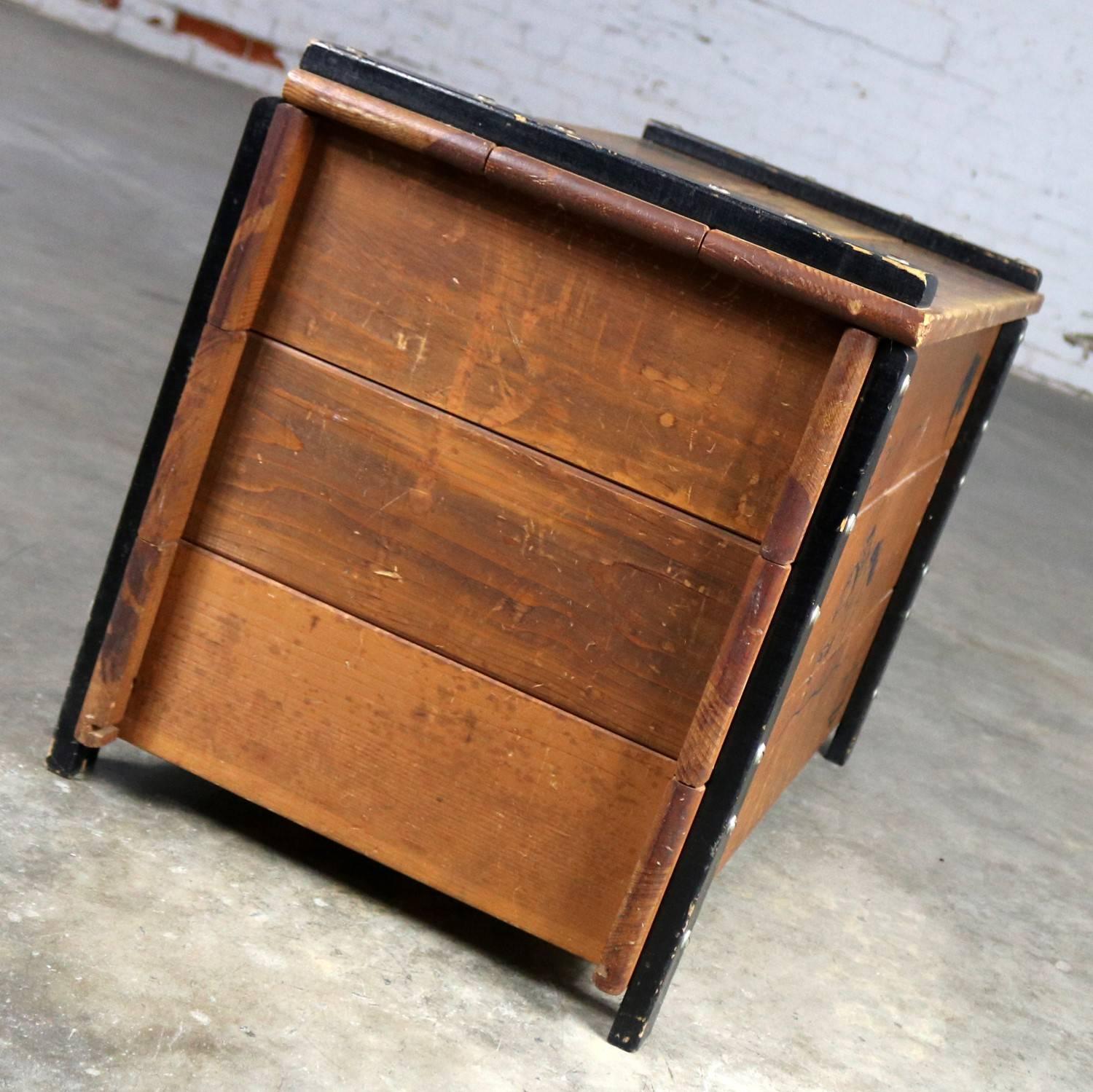 mid century modern toy box