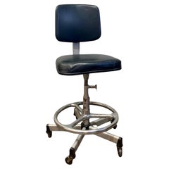 Cramer Rolling Industrial Drafting Hocker aus der Jahrhundertmitte