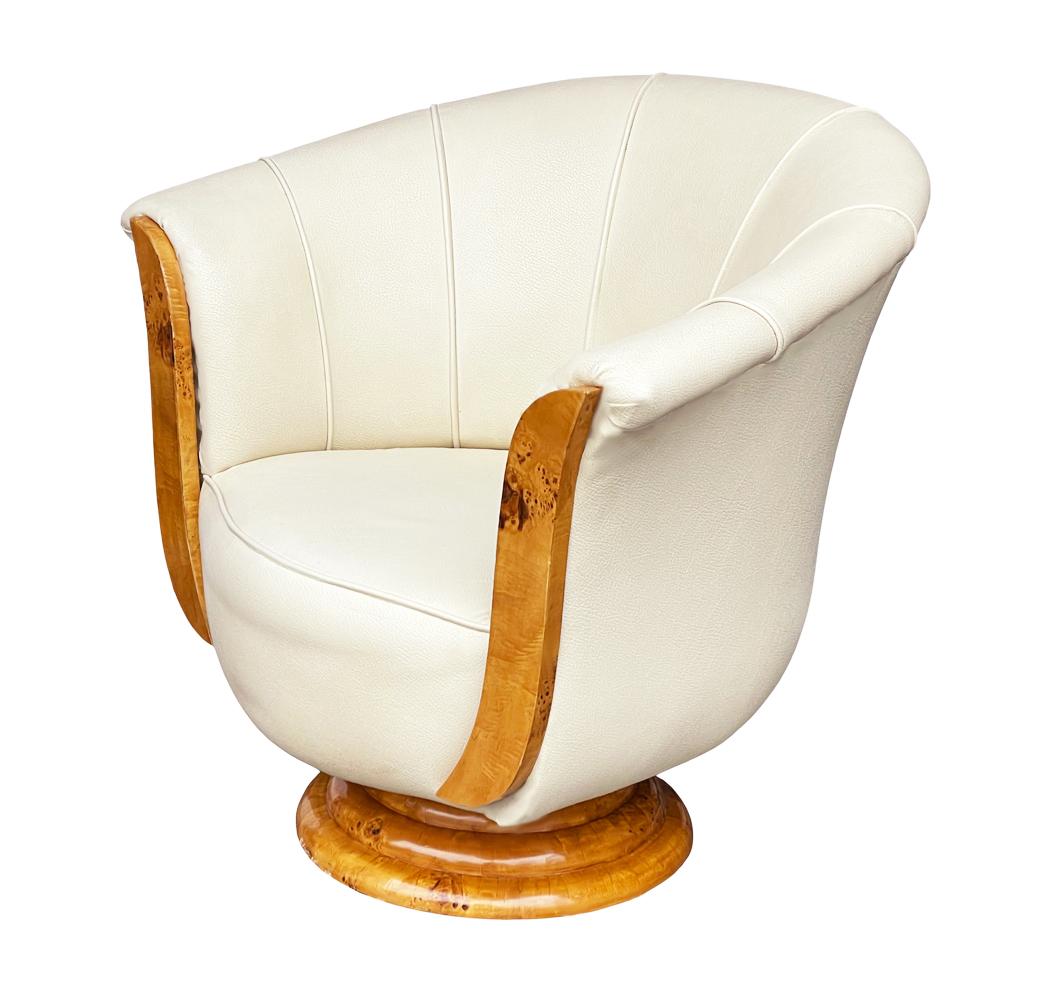 cream leather chairs for sale