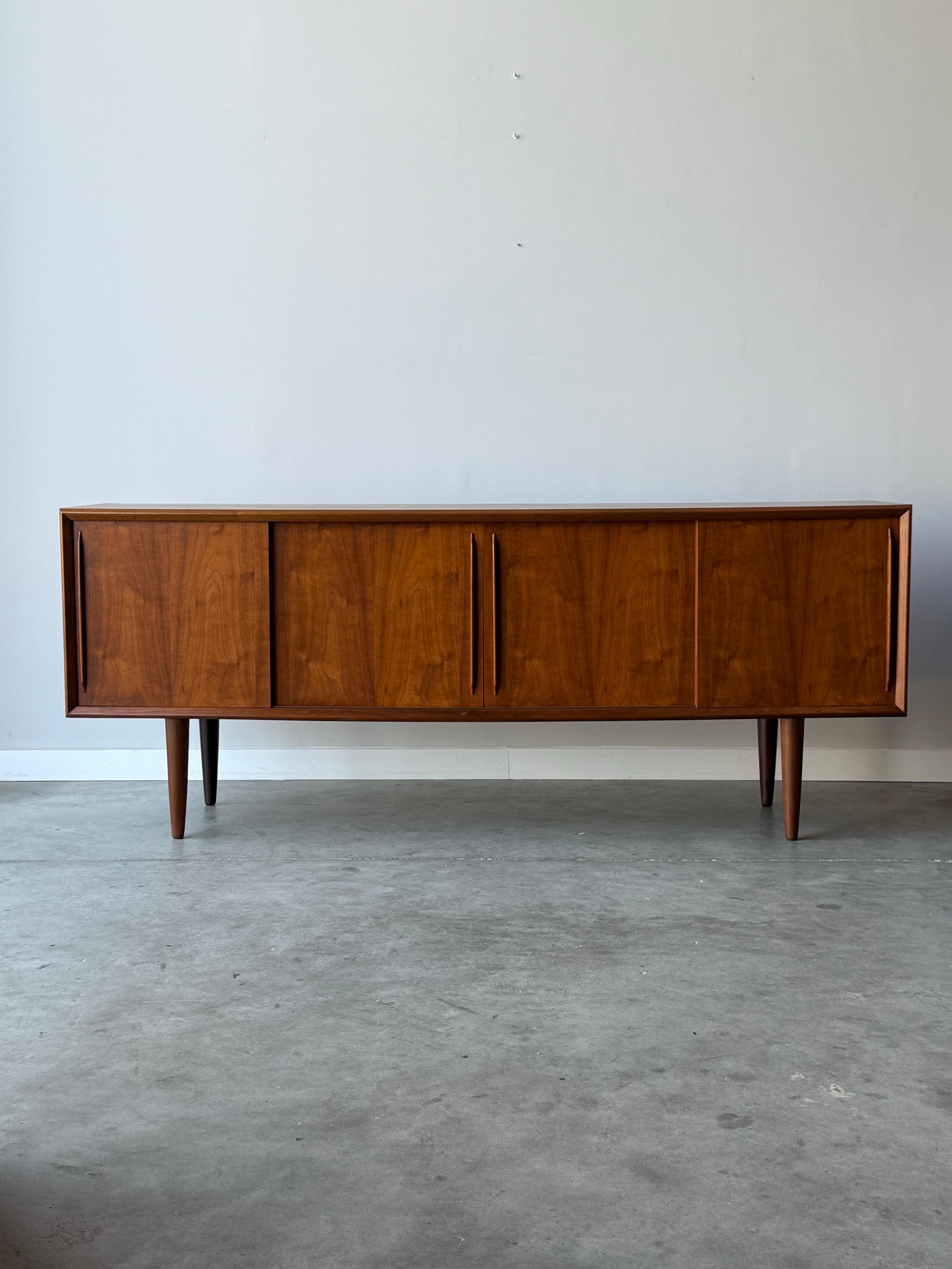 Wood Mid-Century Credenza by H.P. Hansen for Randers