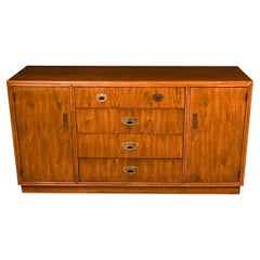 Mid-Century Credenza chest of drawers Boho Drexel “Accolade” Campaign chest of drawers