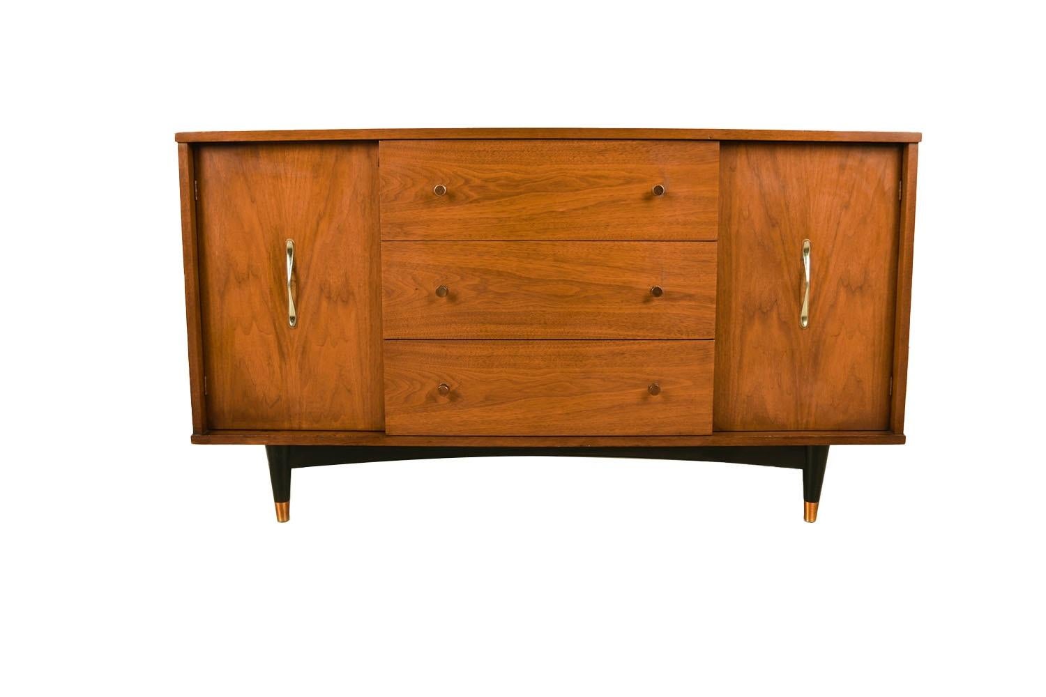 Mid-Century Modern Mid-Century Credenza Dresser Cabinet For Sale