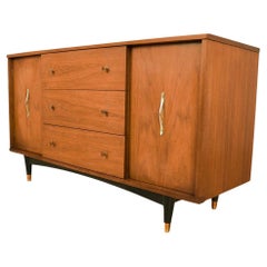 Vintage Mid-Century Credenza Dresser Cabinet