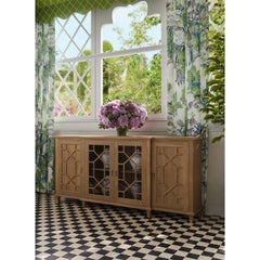 Mid Century Credenza - Fruitwood Finish