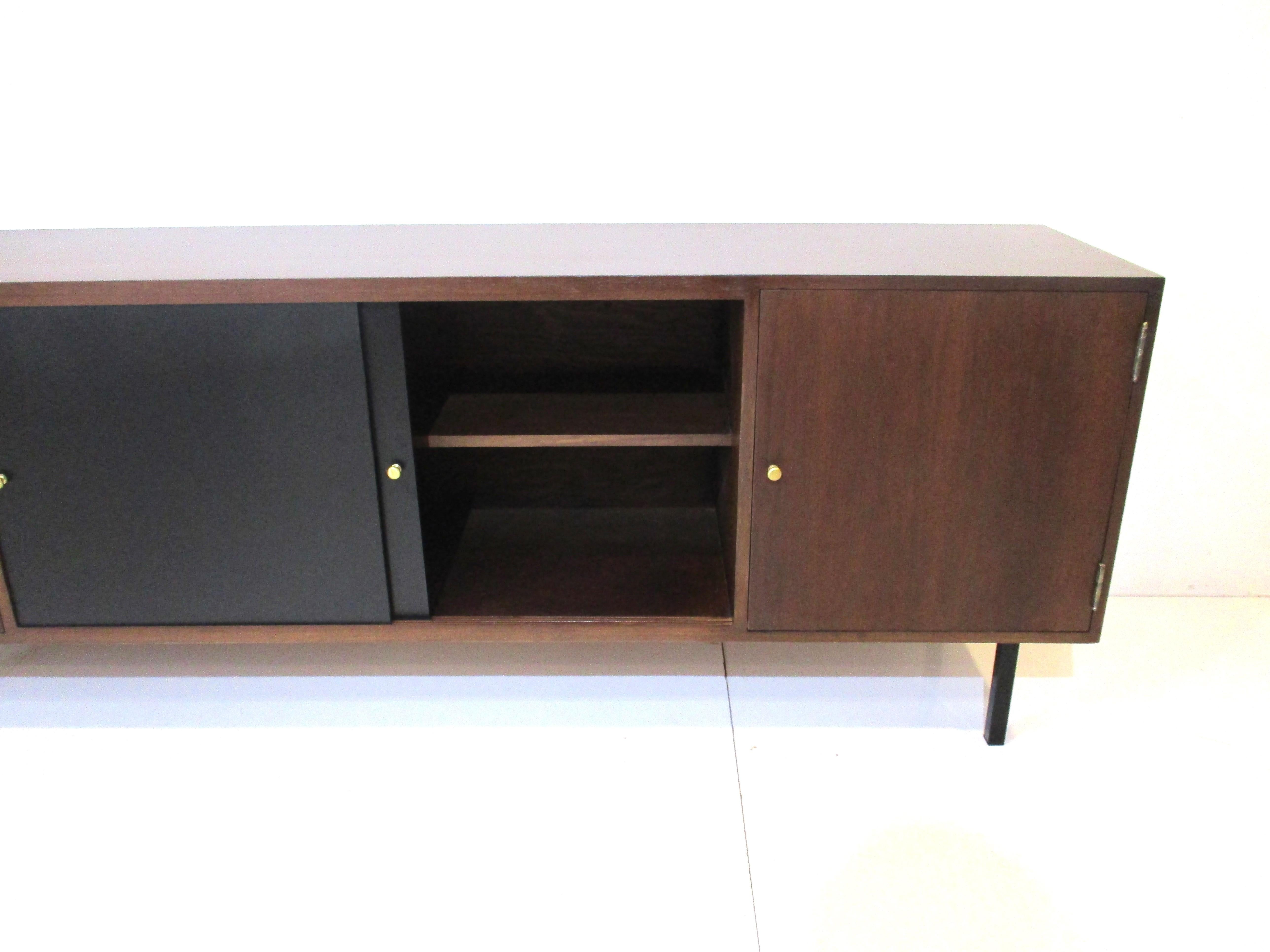20th Century Mid Century Credenza in the Style of George Nelson