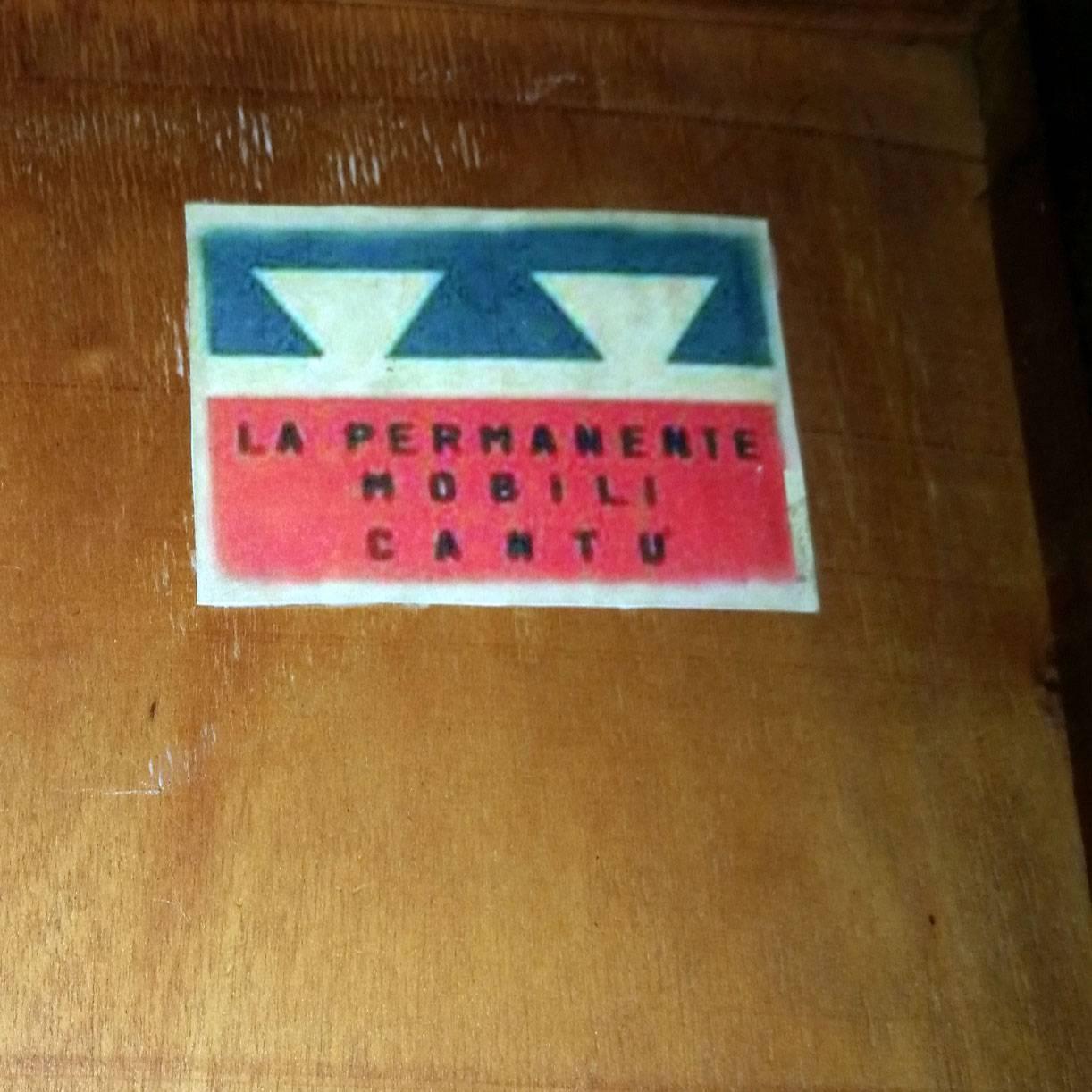 Credenza La Permanente Mobili Cantù, Gio Ponti zugeschrieben, poliert, Mitte des Jahrhunderts (20. Jahrhundert) im Angebot