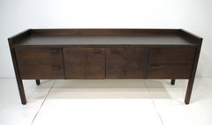 Mid Century Credenza Server Stereo Cabinet in the style of Harvey Probber