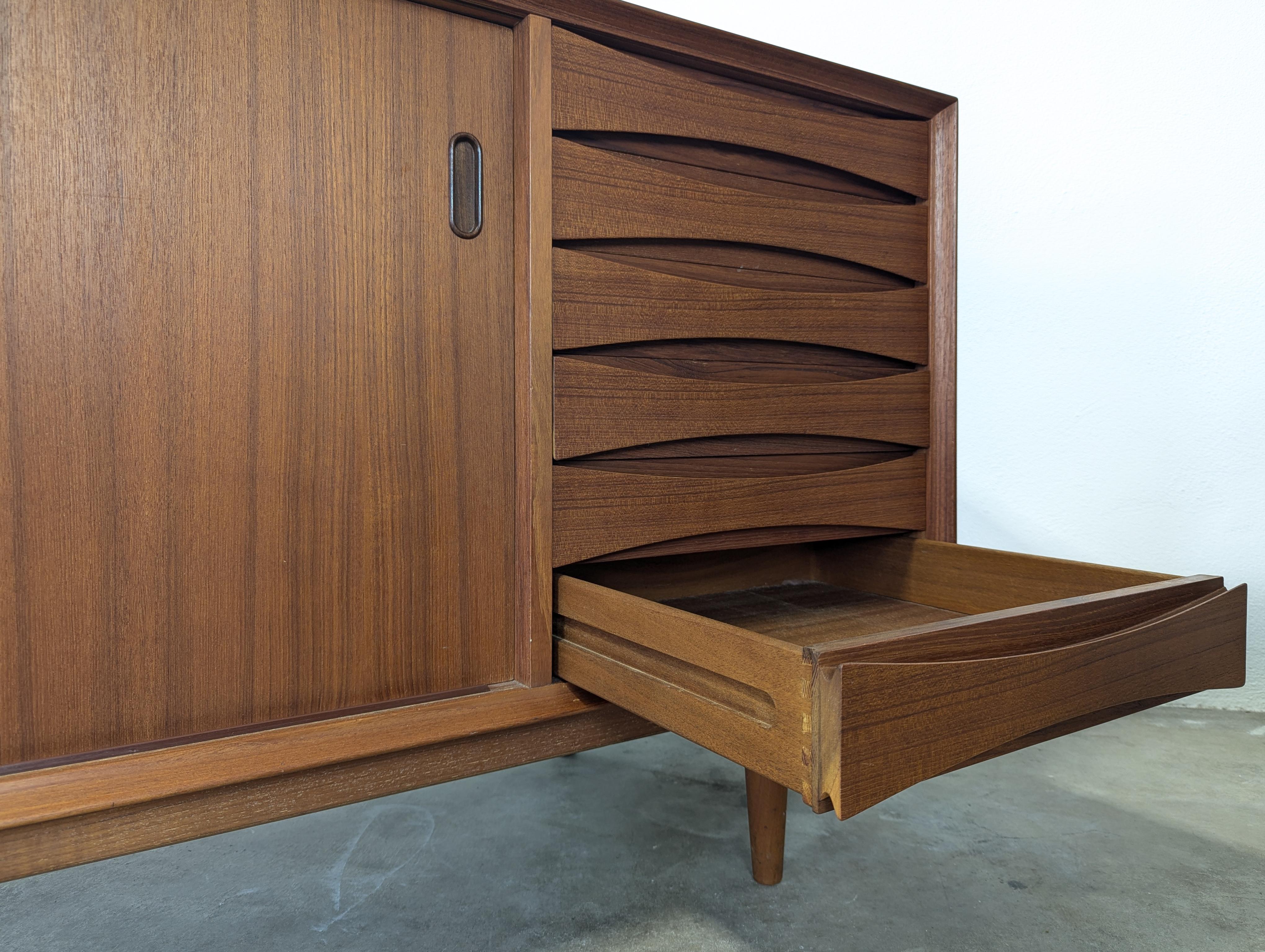 Mid Century Credenza/Sideboard by Arne Vodder for Sibast Møbelfabrik, C1950s In Good Condition In Chino Hills, CA