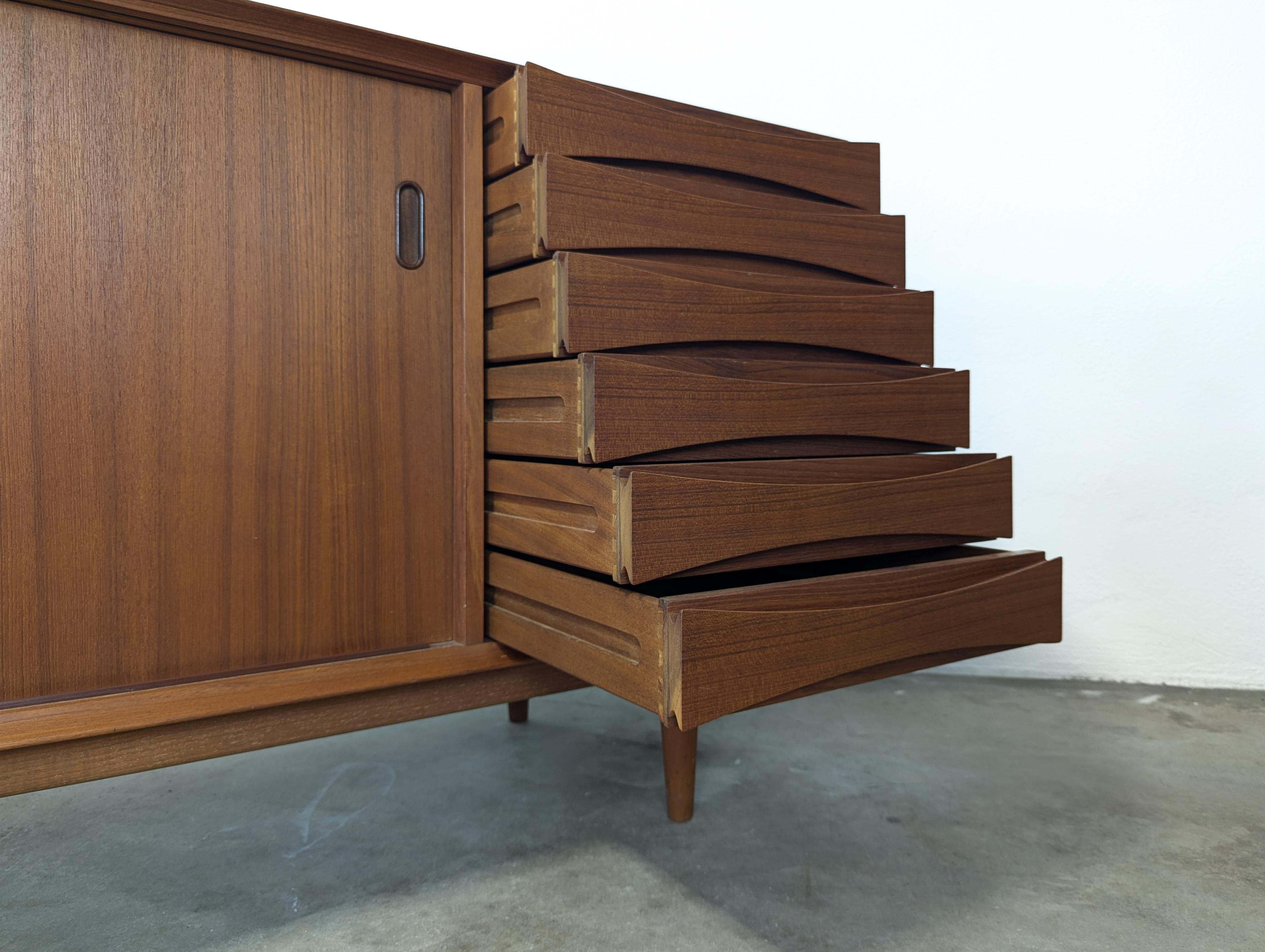 Teak Mid Century Credenza/Sideboard by Arne Vodder for Sibast Møbelfabrik, C1950s