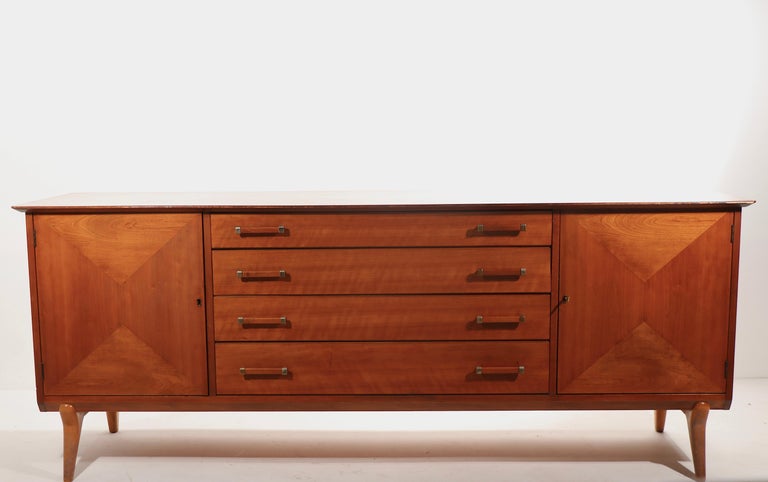 Mid Century Credenza Sideboard Dresser by Renzo Rutily for Johnson Furniture Co. 9