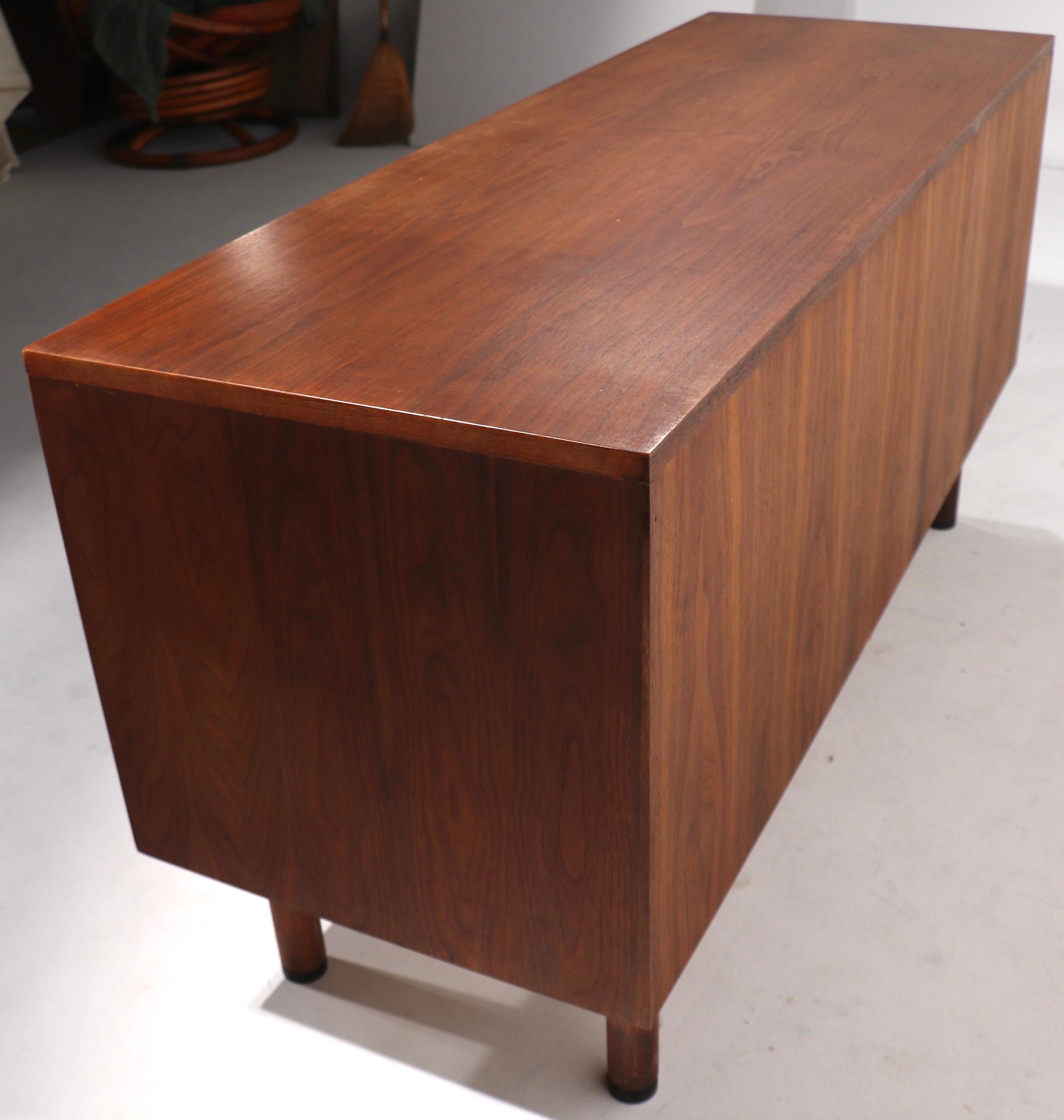 Mid Century Credenza Stereo Cabinet by Hardwood House After Risom 5