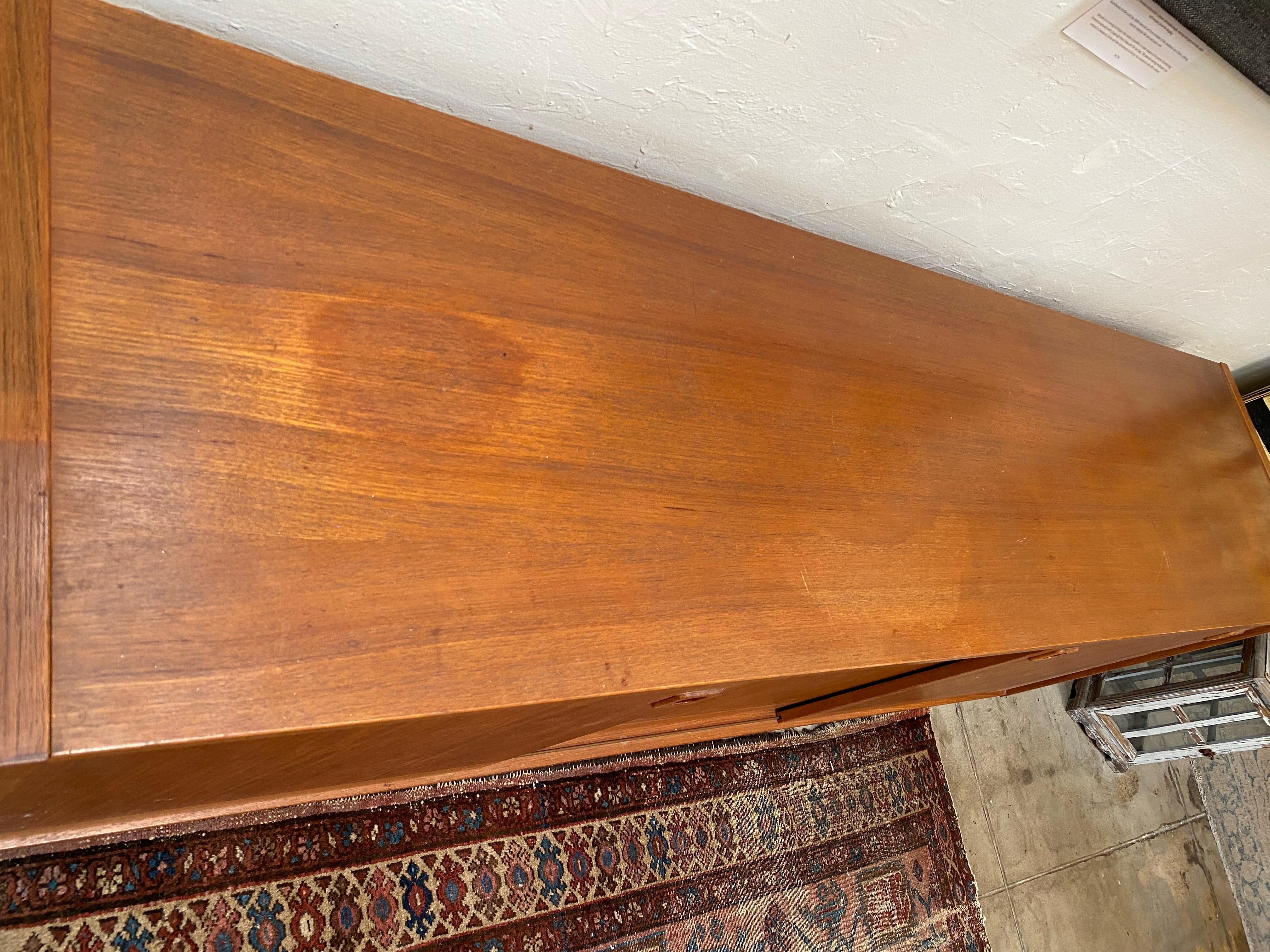 Mid-Century Modern Mid Century Credenza with Sliding Doors 