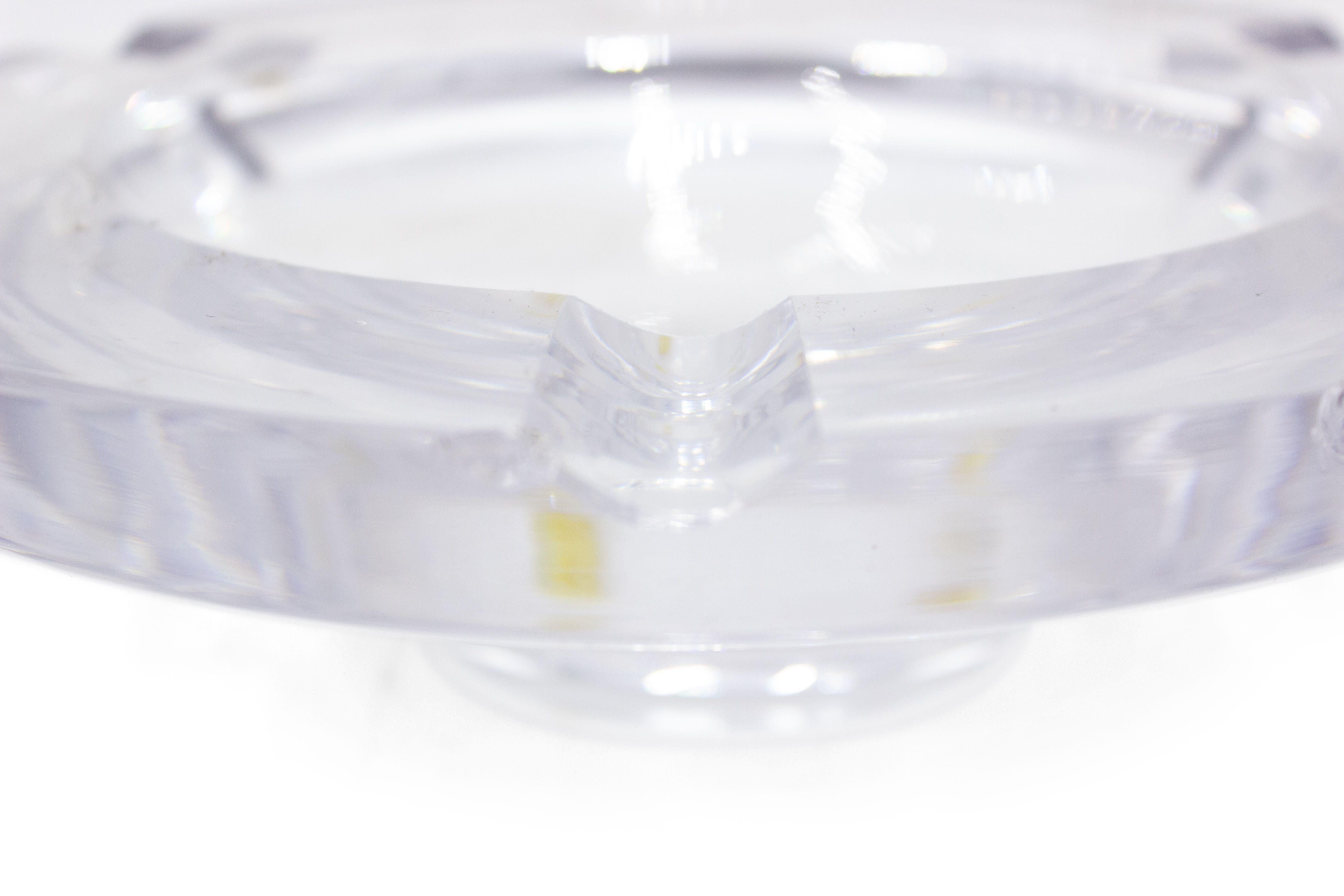 Cenicero de cristal para puros de mediados de siglo Escandinavo en venta