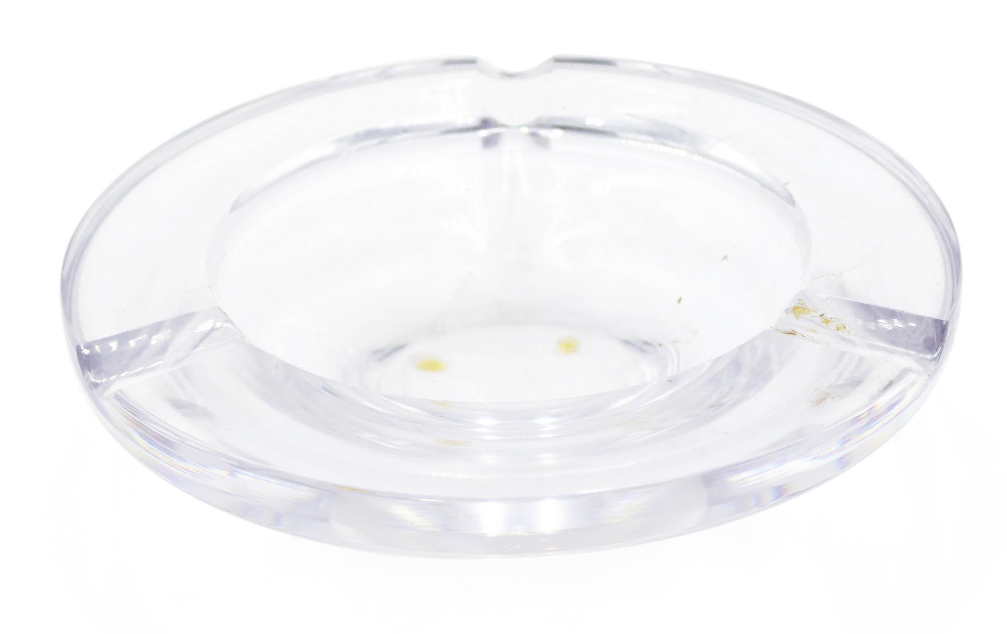 Cenicero de cristal para puros de mediados de siglo Hecho a mano en venta