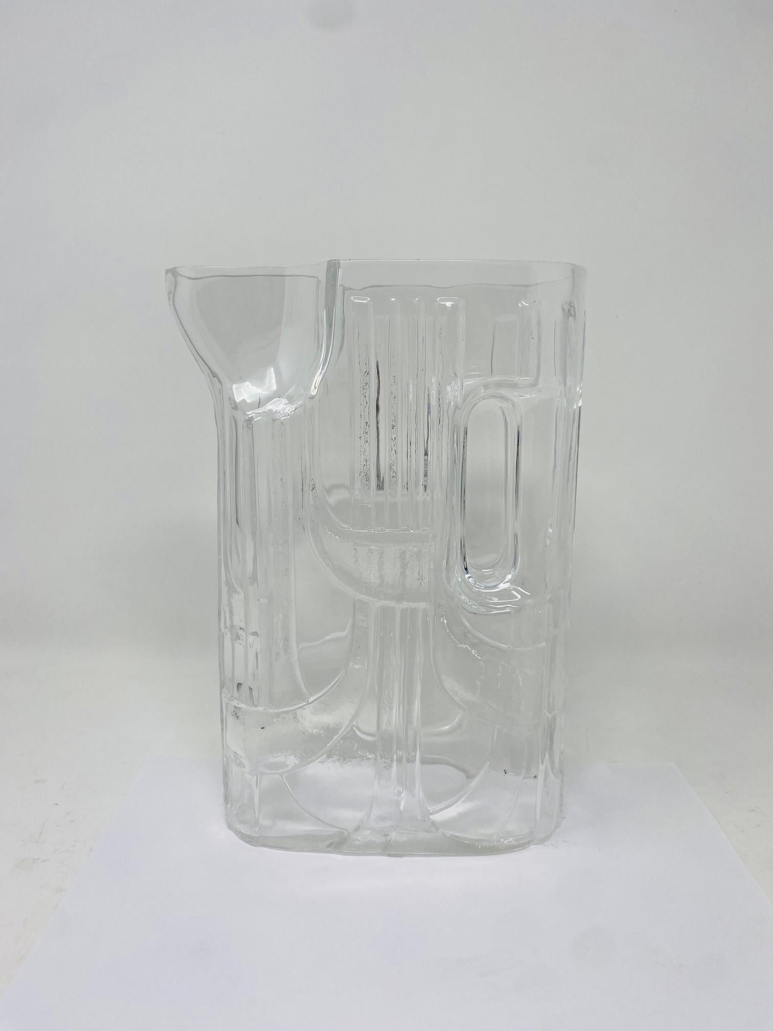 Mid Century Crystal Cocktail or Martini Pitcher by Reidel 3