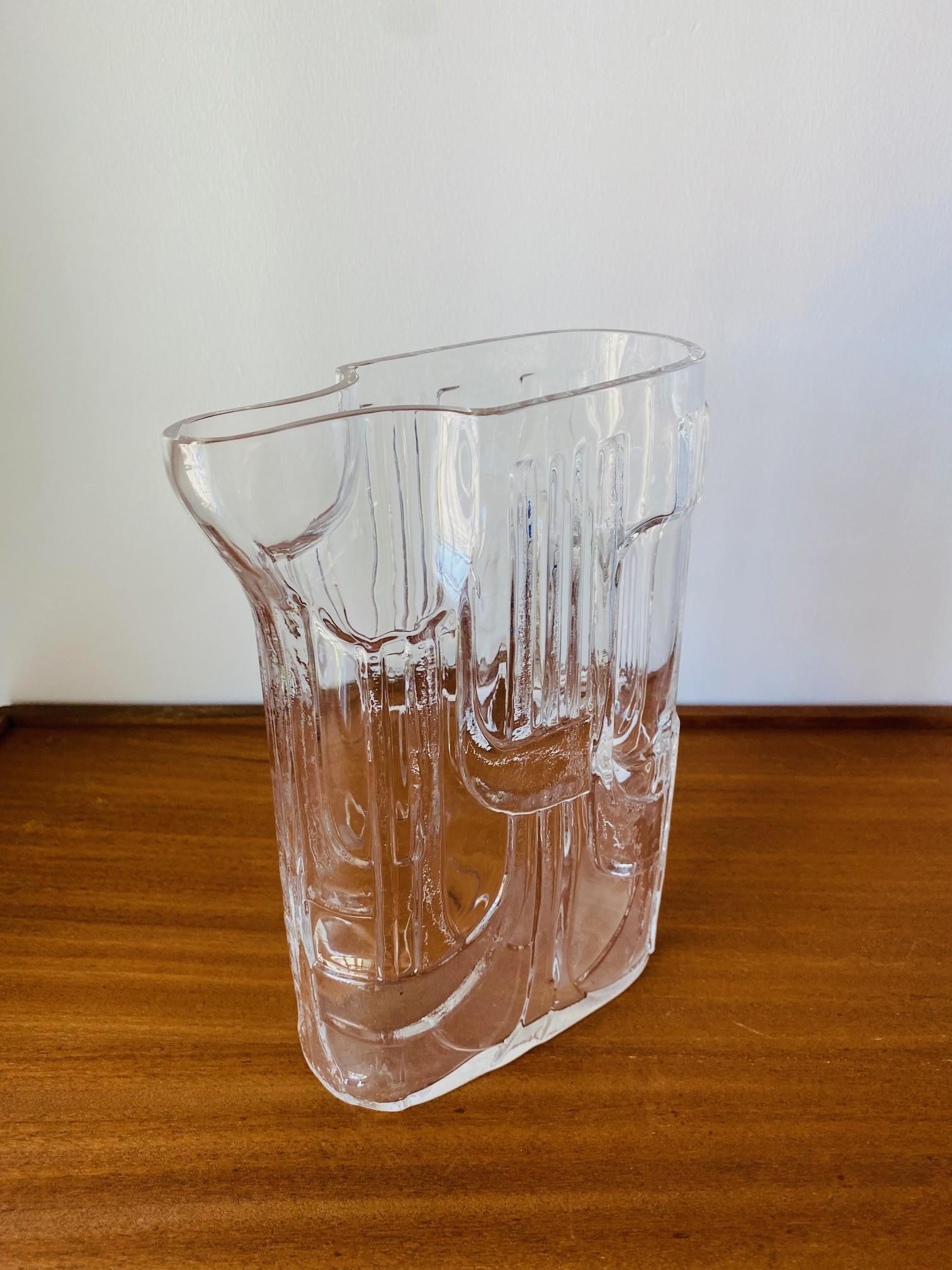 Hand-Crafted Mid Century Crystal Cocktail or Martini Pitcher by Reidel