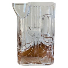 Mid Century Crystal Cocktail or Martini Pitcher by Reidel