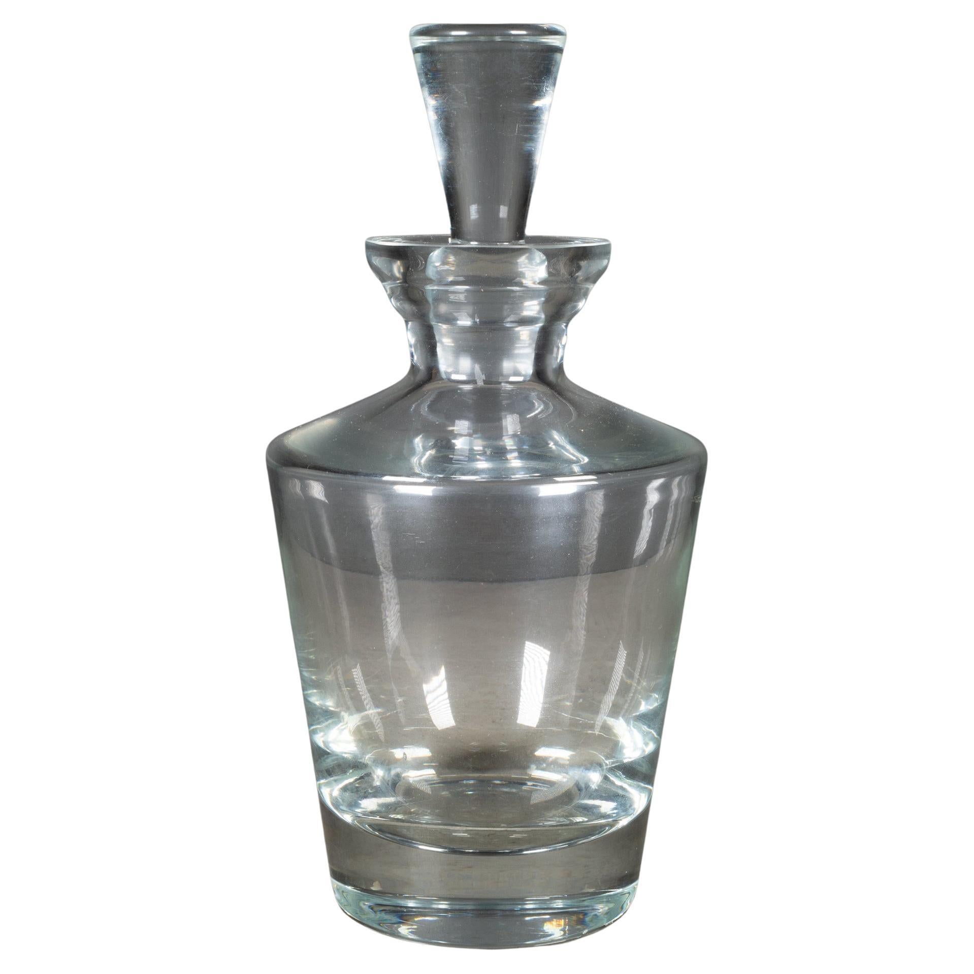 Mid-century Crystal Decanter by Block c.1950