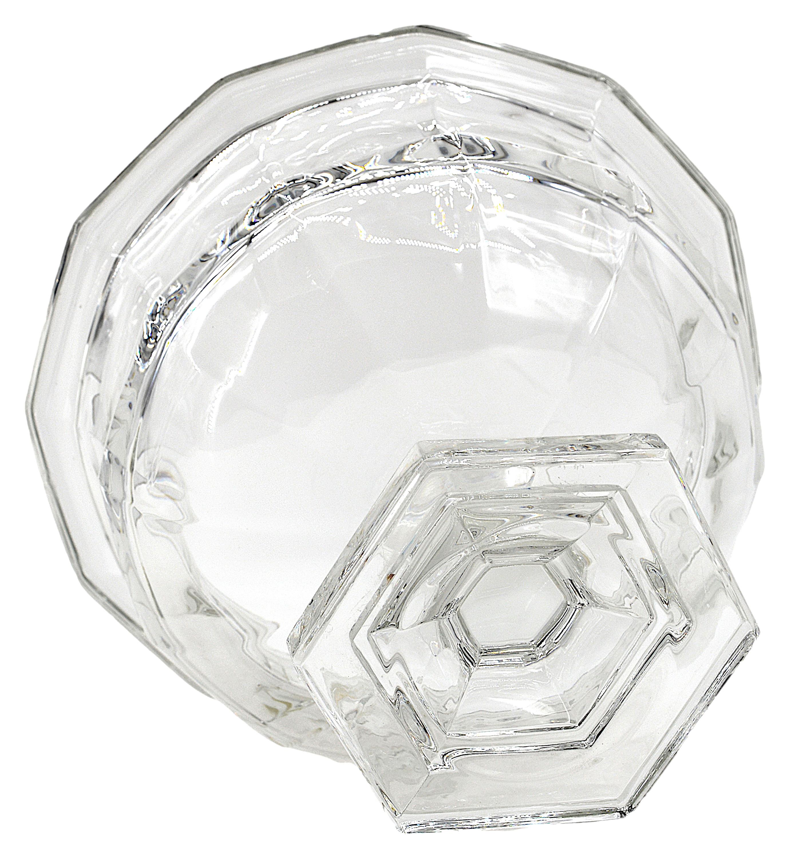 Mid-20th Century Mid-Century Crystal Fruit Centerpiece, 1950s For Sale