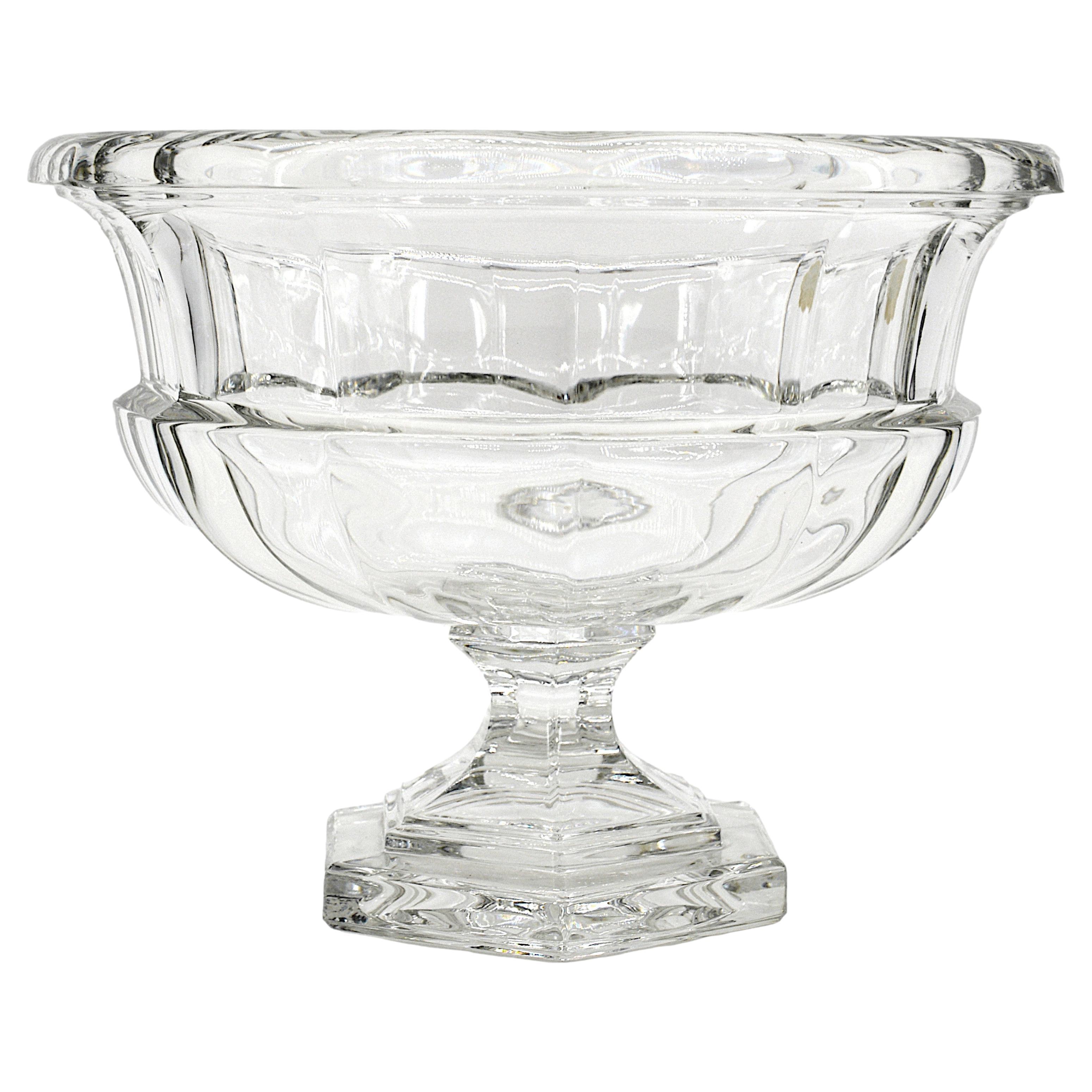 Mid-Century Crystal Fruit Centerpiece, 1950s