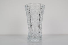 Jarrón de cristal de mediados de siglo, años 50