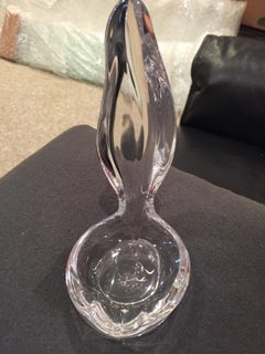 Mid-century Crystal Steuben decorative bowl or ashtray