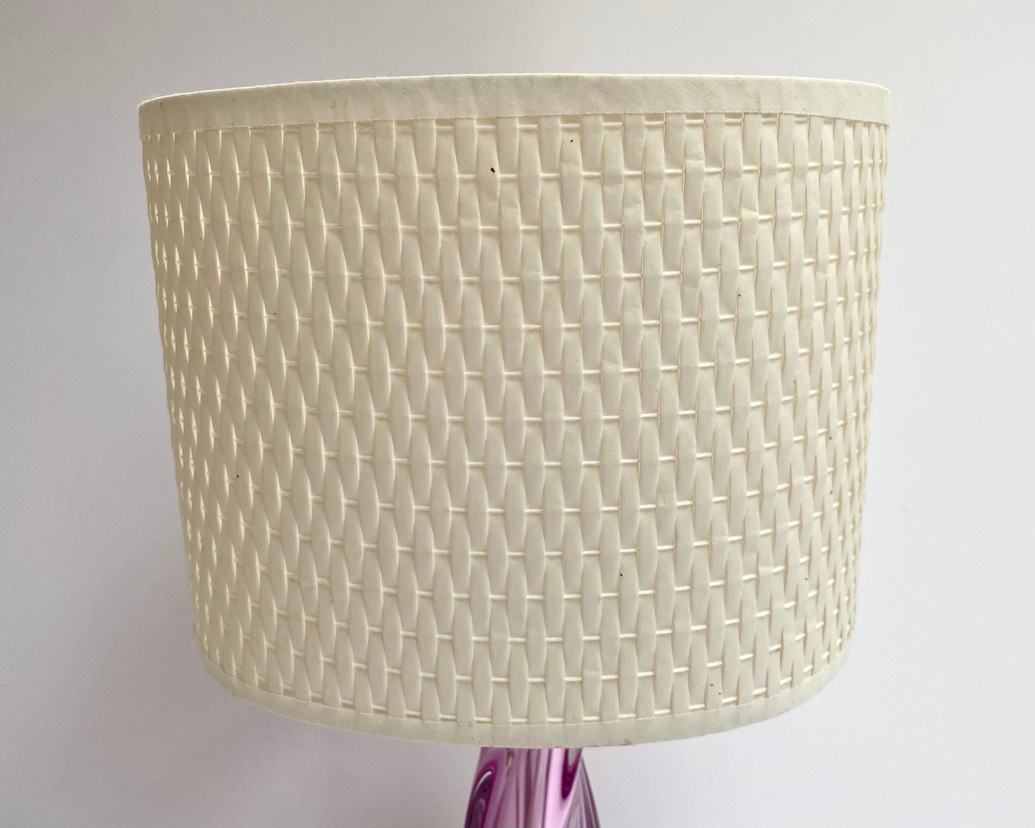 Lampe de bureau belge du milieu du siècle dernier du Val Saint Lambert, années 1960 Excellent état - En vente à Bastogne, BE