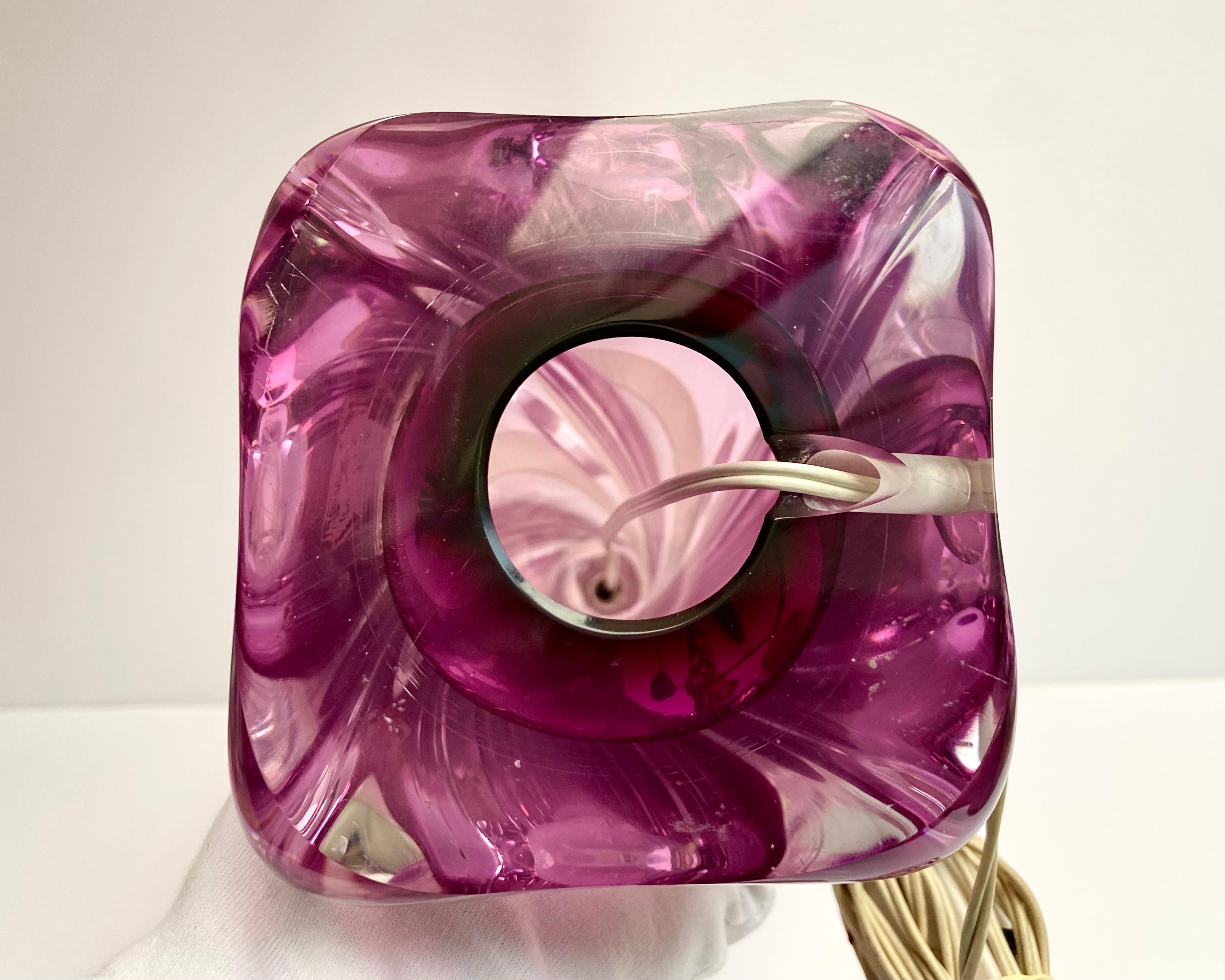 Lampe de bureau belge du milieu du siècle dernier du Val Saint Lambert, années 1960 en vente 1