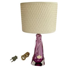 Lampe de bureau belge du milieu du siècle dernier du Val Saint Lambert, années 1960