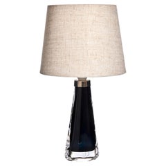 Lampada da tavolo in cristallo di metà secolo di Carl Fagerlund per Orrefors, Svezia, anni '60