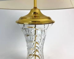 Lampe de bureau en cristal du milieu du siècle dernier de Nachtmann, 1970