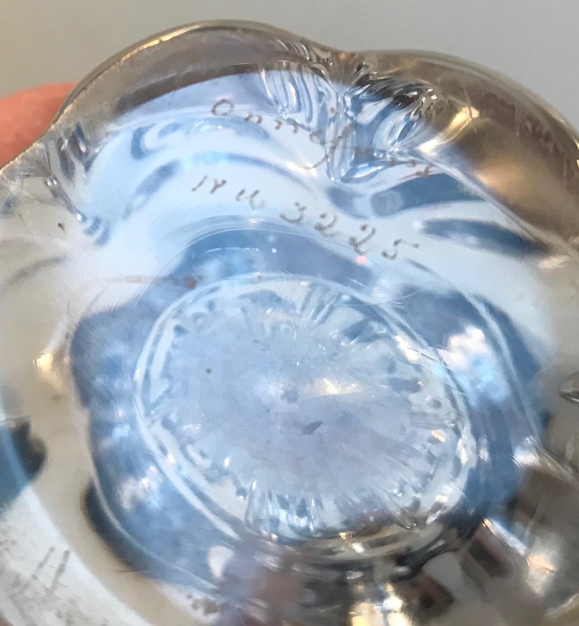Svedese Vaso di cristallo del Medioevo di Nils Landberg per Orrefors, anni '50 in vendita