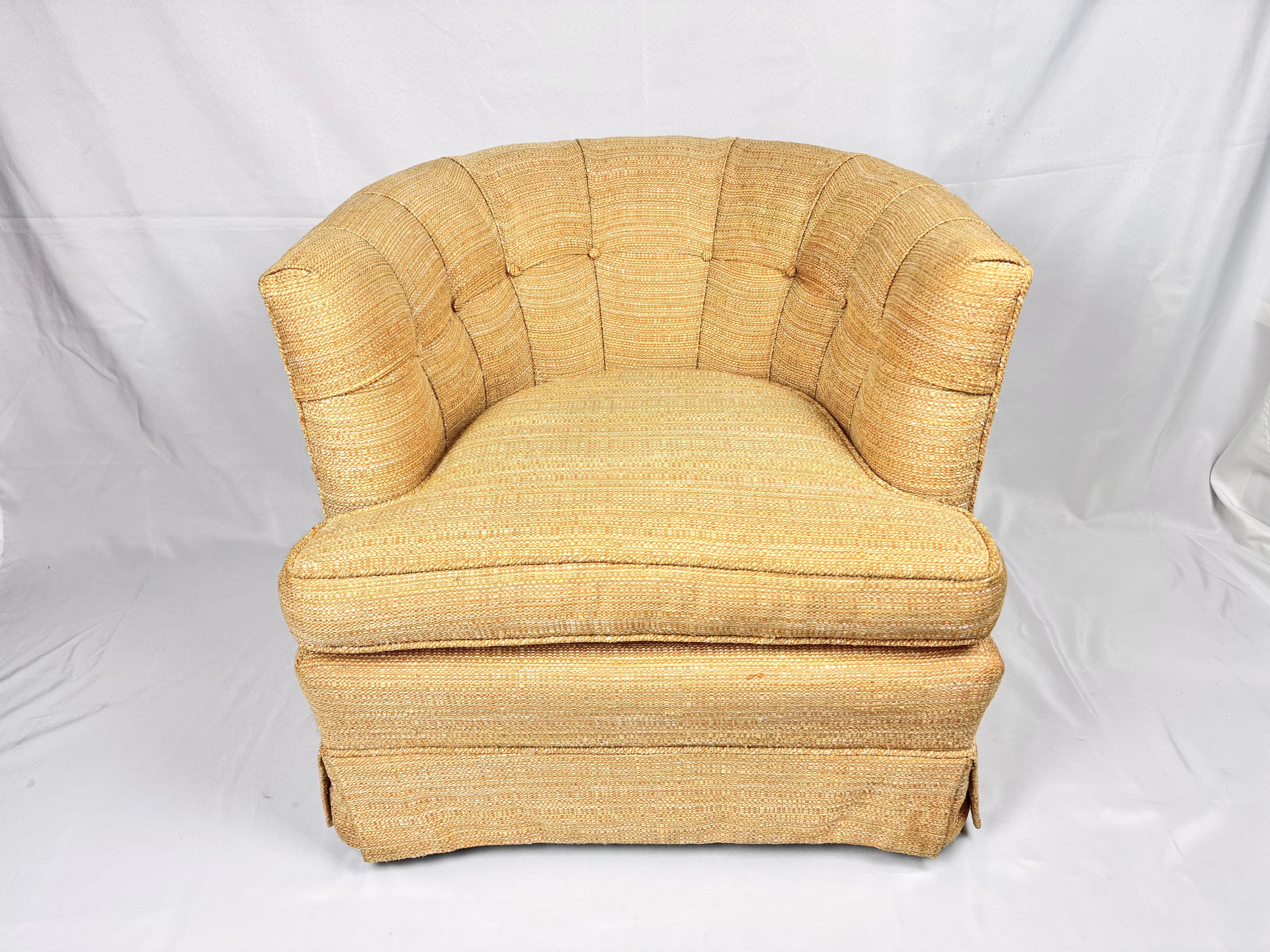 Mid Century Cube Stuhl auf Rollen (Ende des 20. Jahrhunderts) im Angebot