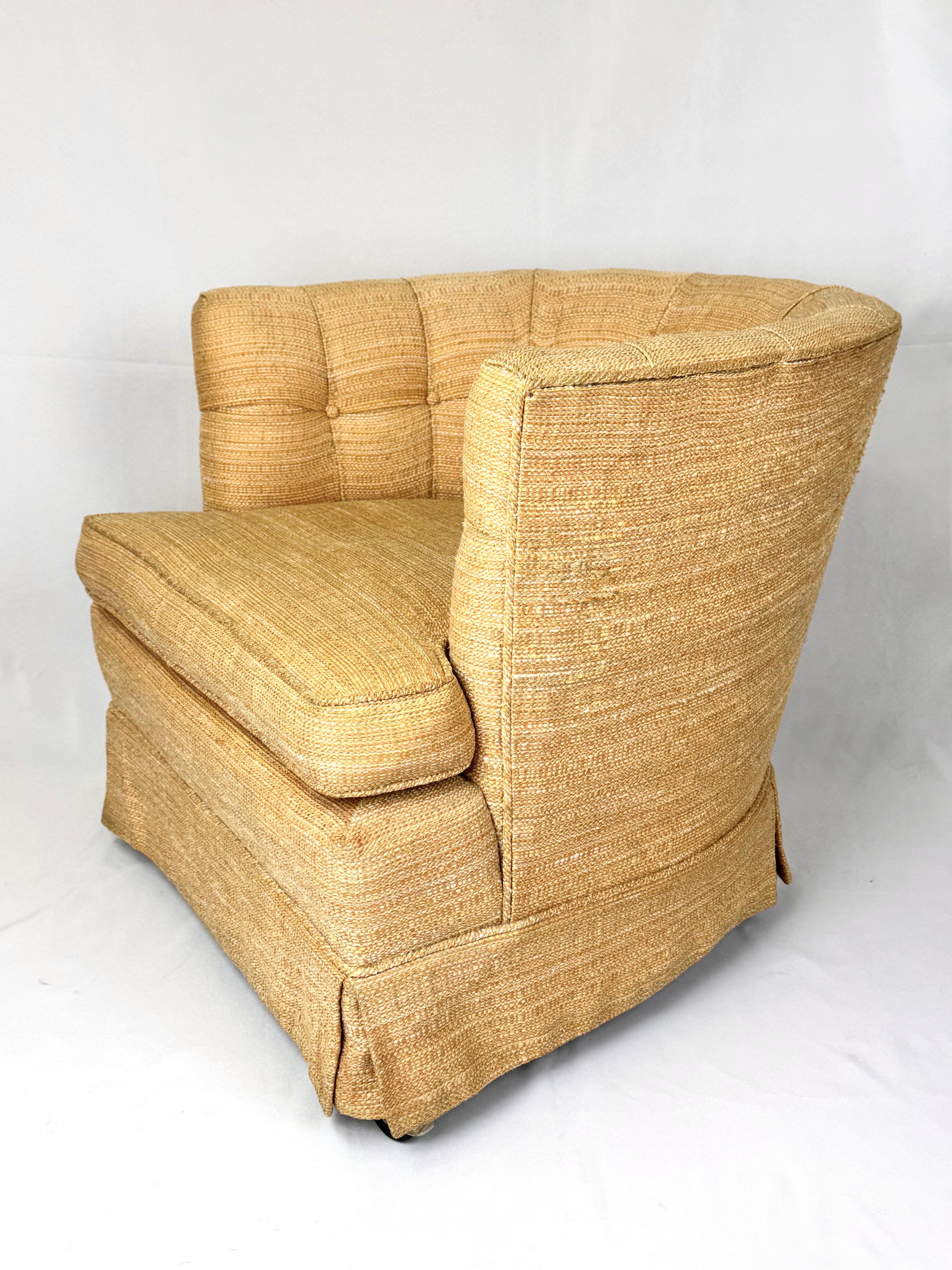 Mid Century Cube Stuhl auf Rollen im Angebot 1