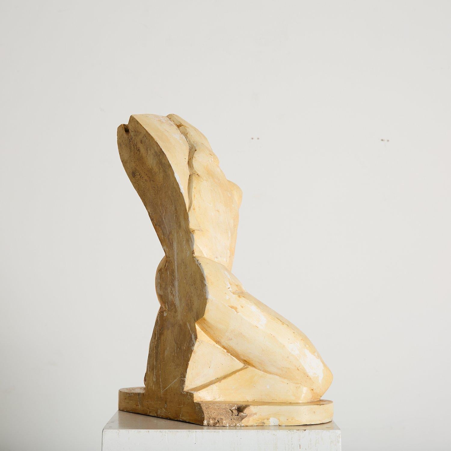Plâtre Étude de nu en plâtre cubiste du milieu du siècle, années 1960 en vente
