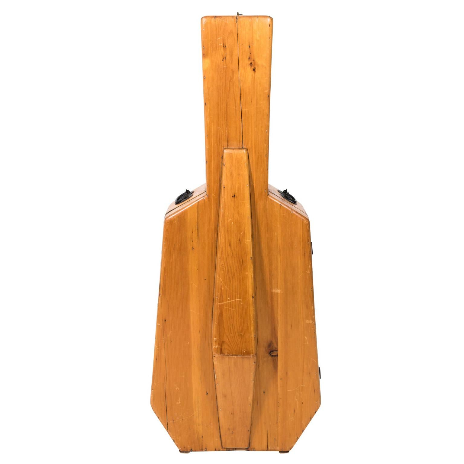 Midcentury Cubist Style Cello Case For Sale