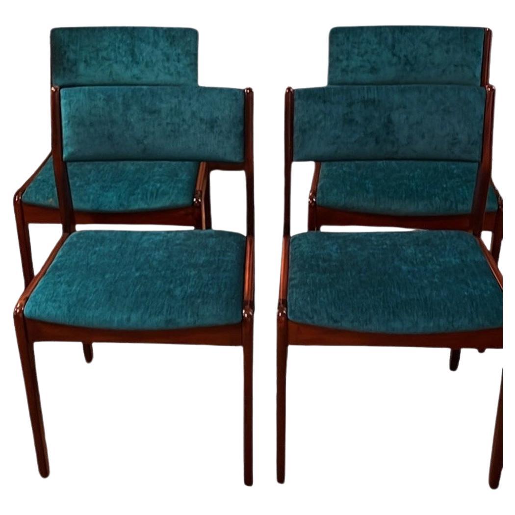 Mid Century curated rosewood dining chairs 1960s